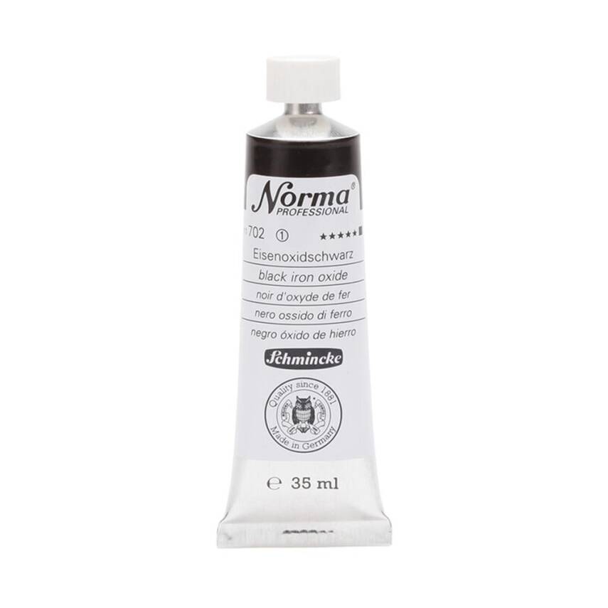 Schmincke Norma Professional Oil Paint Black Iron Oxide 35 ml - 1