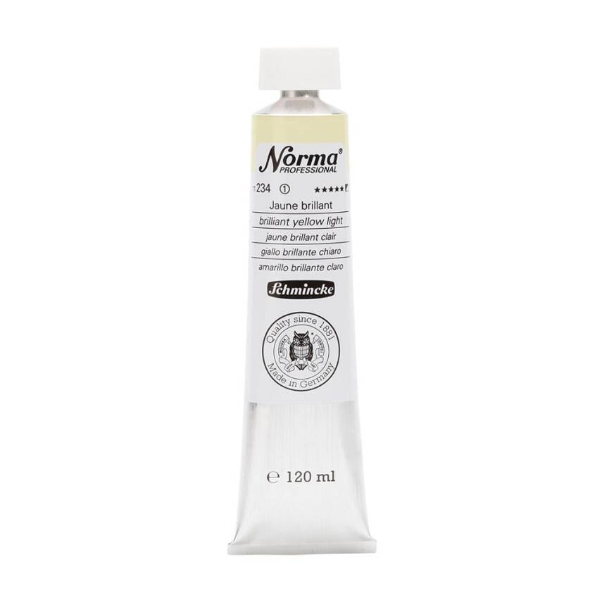 Schmincke Norma Professional Oil Paint Brilliant Yellow Light 120 ml - 1