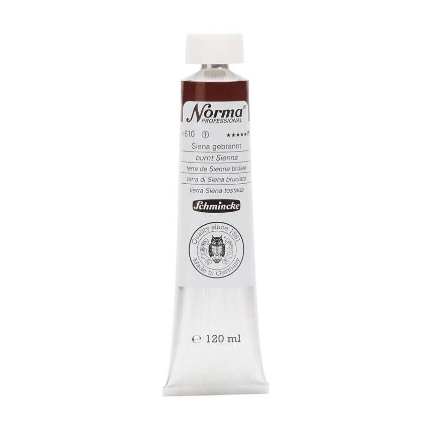 Schmincke Norma Professional Oil Paint Burnt Sienna 120 ml - 1
