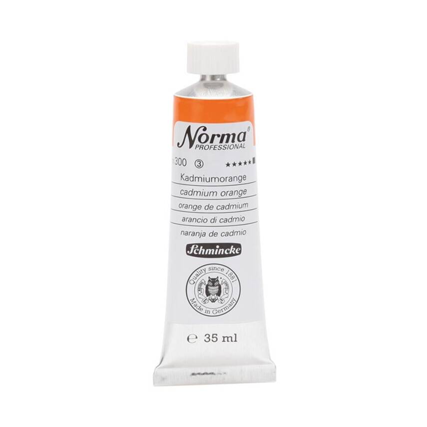 Schmincke Norma Professional Oil Paint Cadmium Orange 35 ml - 1