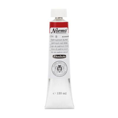 Schmincke Norma Professional Oil Paint Cadmium Red Deep 120 ml