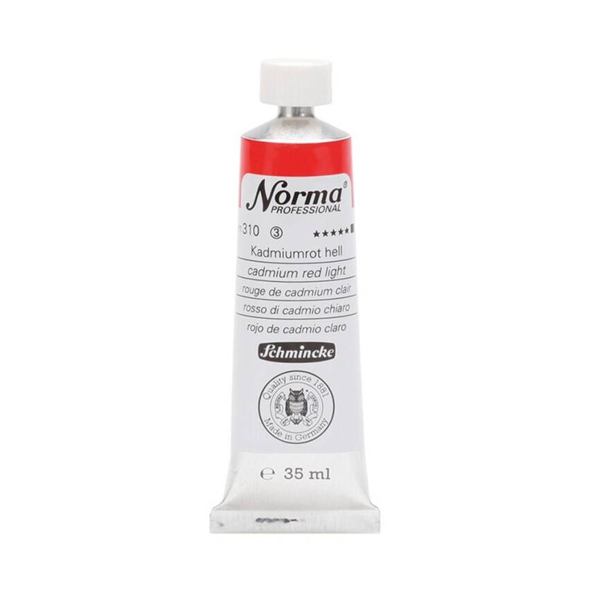 Schmincke Norma Professional Oil Paint Cadmium Red Light 35 ml - 1