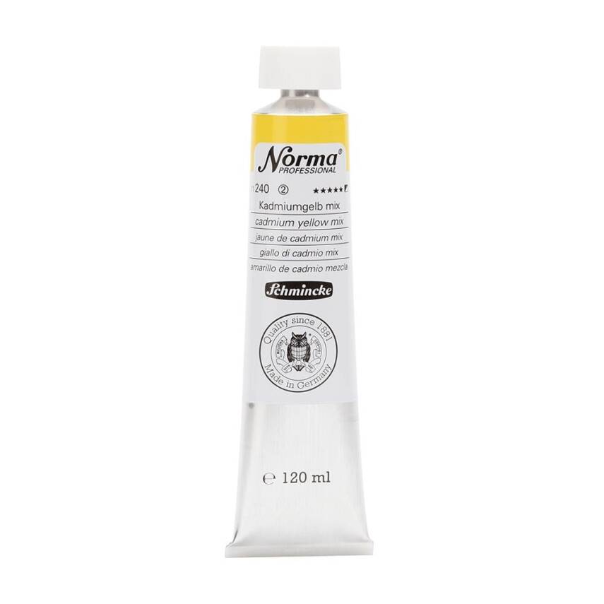 Schmincke Norma Professional Oil Paint Cadmium Yellow Mix 120 ml - 1
