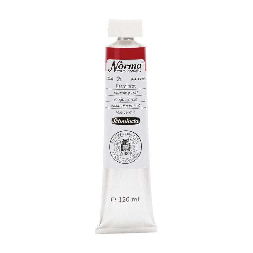 Schmincke Norma Professional Oil Paint Carmine Red 120 ml - 1