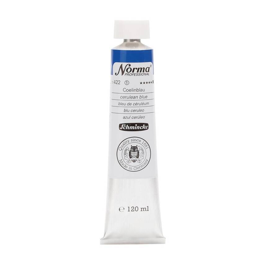 Schmincke Norma Professional Oil Paint Cerulean Blue 120 ml - 1