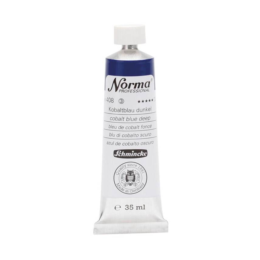 Schmincke Norma Professional Oil Paint Cobalt Blue Deep 35 ml - 1