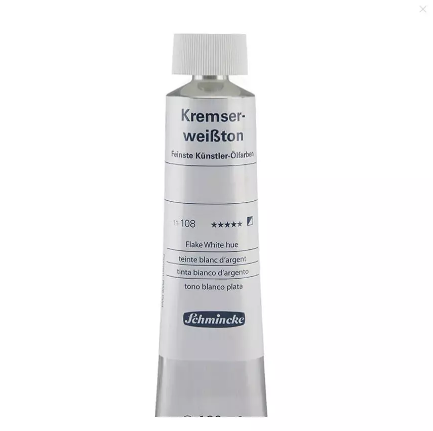 Schmincke Norma Professional Oil Paint Flake White Hue 35 ml. - 3