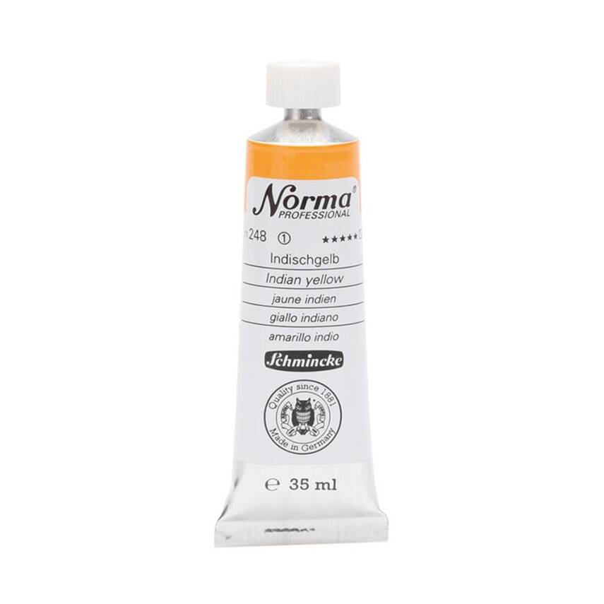 Schmincke Norma Professional Oil Paint Indian Yellow 35 ml - 1