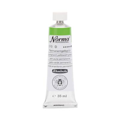 Schmincke Norma Professional Oil Paint Permanent Yellowish-Green 35 ml