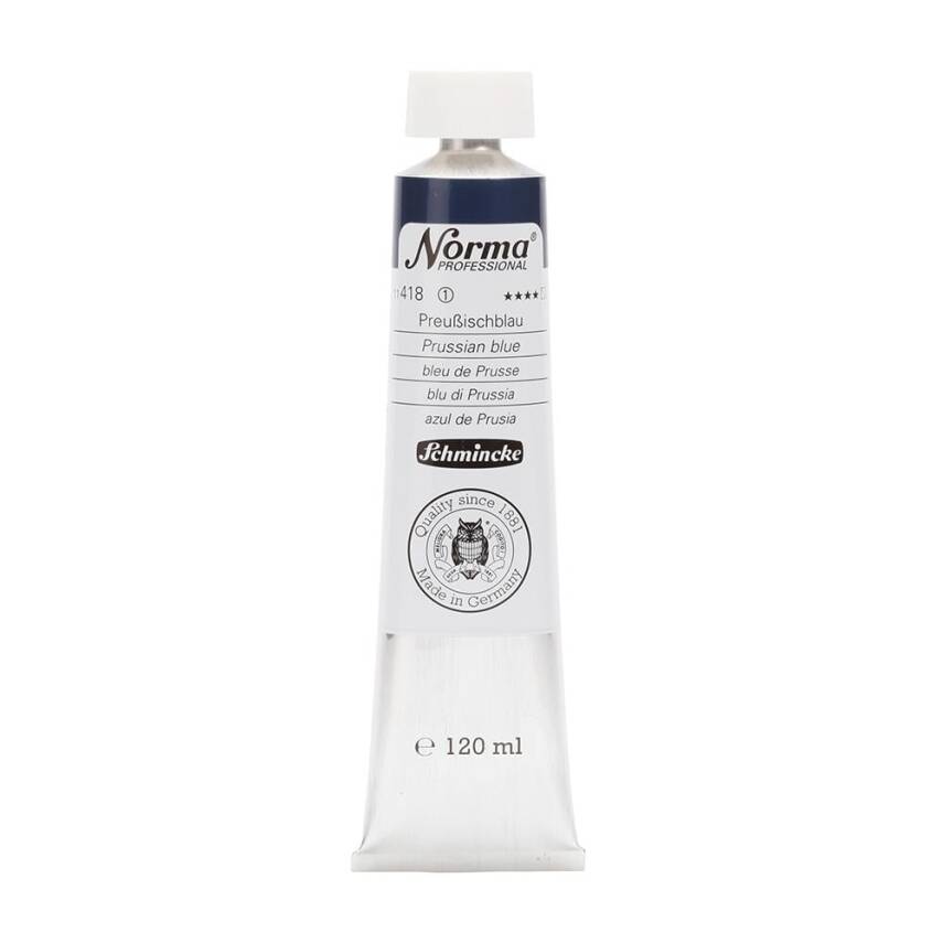 Schmincke Norma Professional Oil Paint Prussian Blue 120 ml - 1