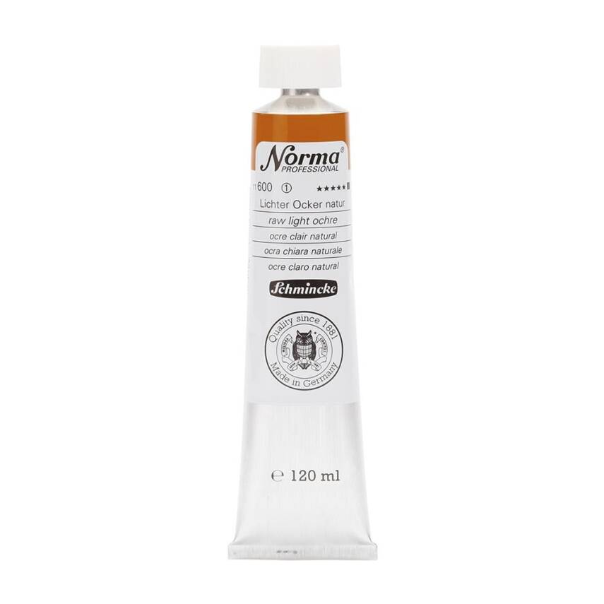 Schmincke Norma Professional Oil Paint Raw Light Ocher 120 ml - 1