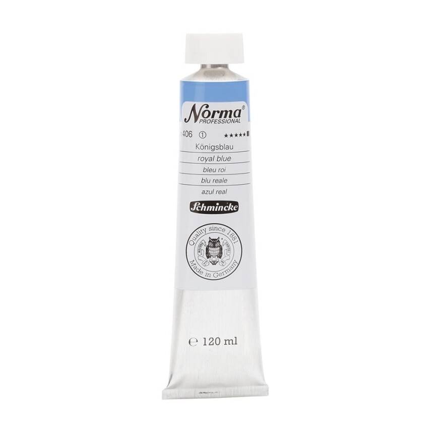 Schmincke Norma Professional Oil Paint Royal Blue 120 ml - 1