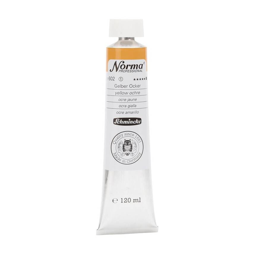 Schmincke Norma Professional Oil Paint Yellow Ochre 120 ml - 1