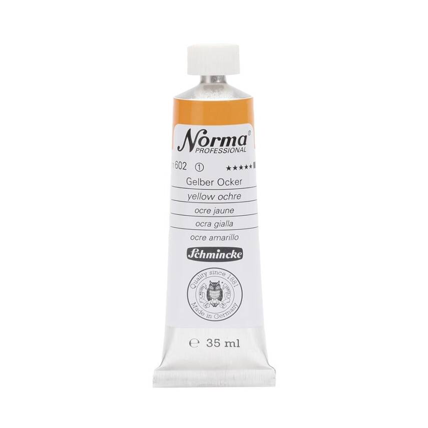 Schmincke Norma Professional Oil Paint Yellow Ochre 35 ml - 1