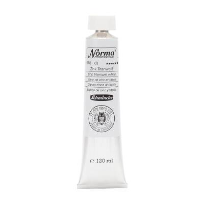 Schmincke Norma Professional Oil Paint Zinc Titanium White 120 ml