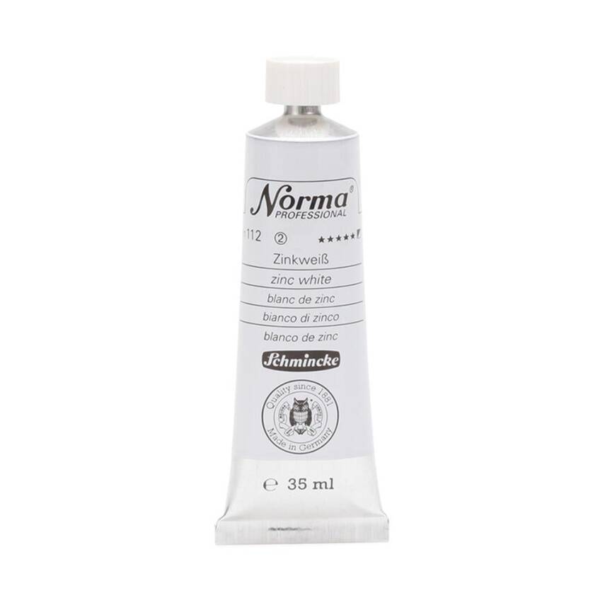 Schmincke Norma Professional Oil Paint Zinc White 35 ml - 1