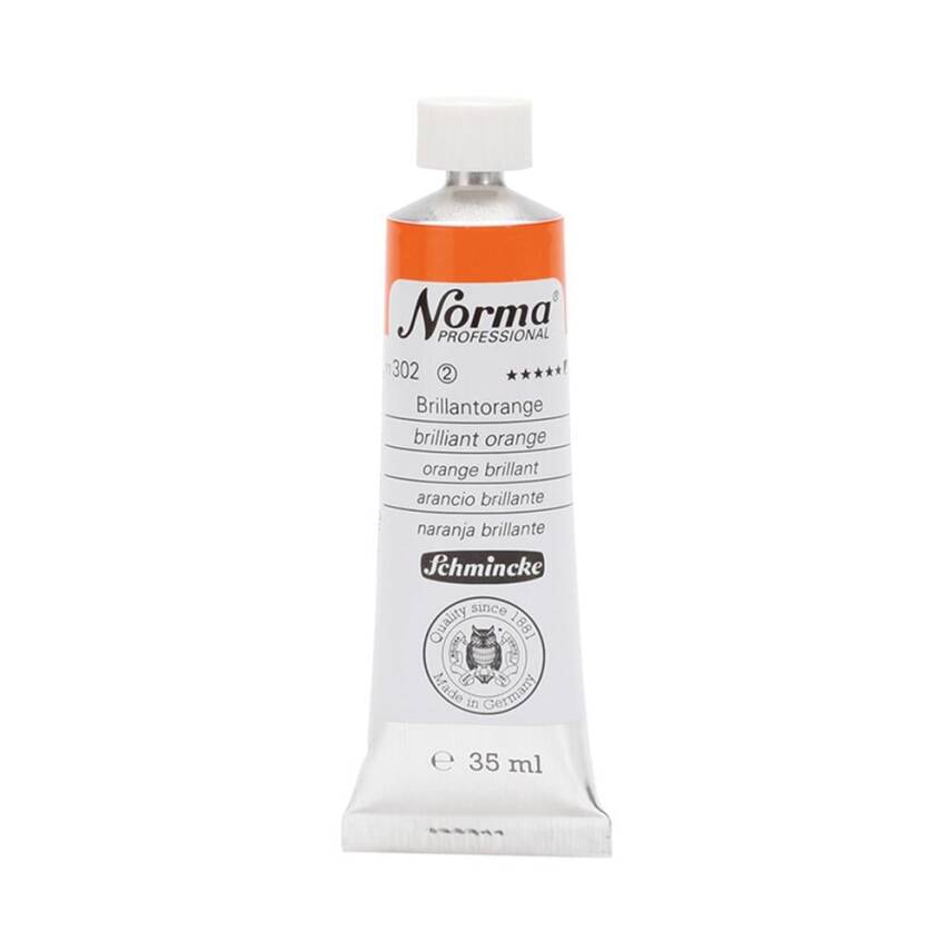 Schmincke Norma Profesyonel 35 ml 302 Brilliant Orange    - 1