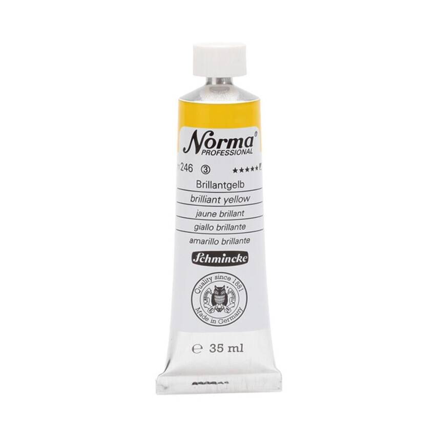 Schmincke Norma Profesyonel 35 ml 246 Brilliant Yellow    - 1