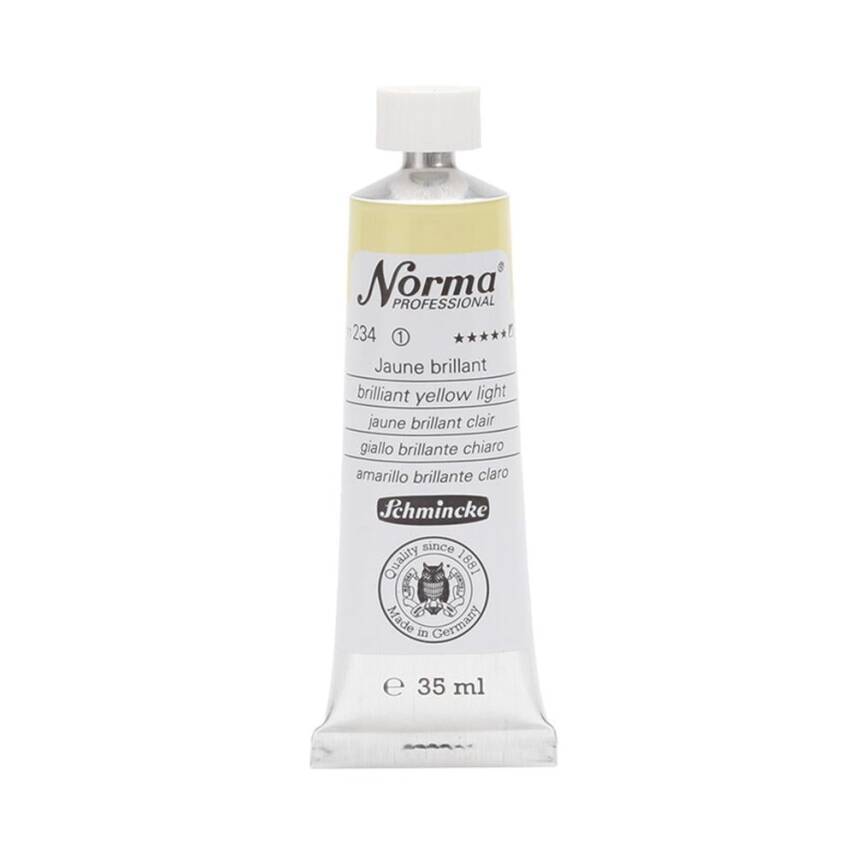 Schmincke Norma Profesyonel 35 ml 234 Brilliant Yellow Light   - 1