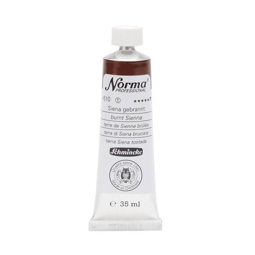 Schmincke Norma Profesyonel 35 ml 610 Burnt Sienna    - 1