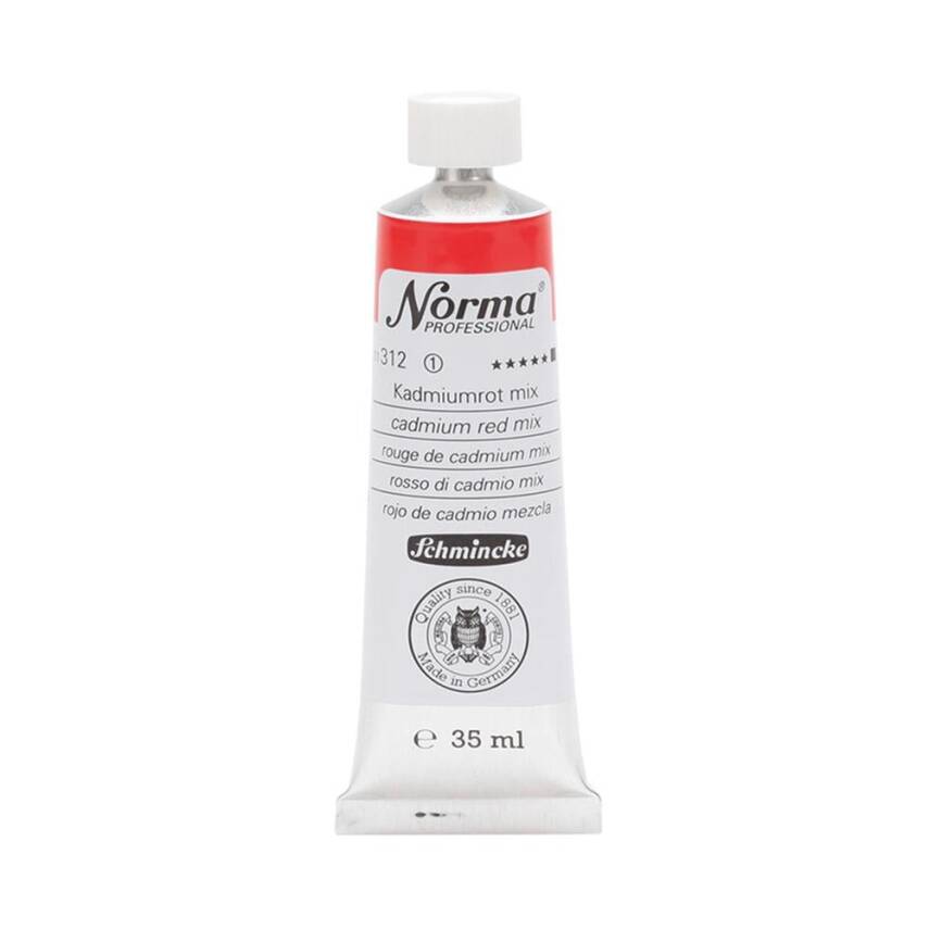 Schmincke Norma Profesyonel 35 ml 312 Cadmium Red Mix   - 1