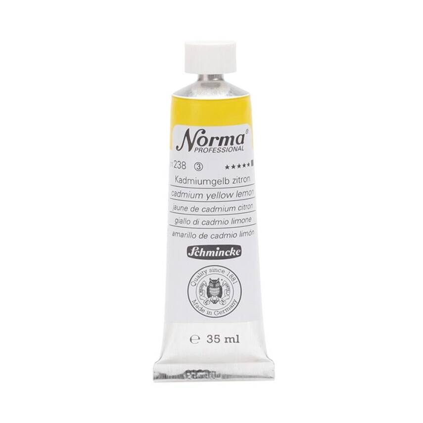 Schmincke Norma Profesyonel 35 ml 238 Cadmium Yellow Lemon   - 1