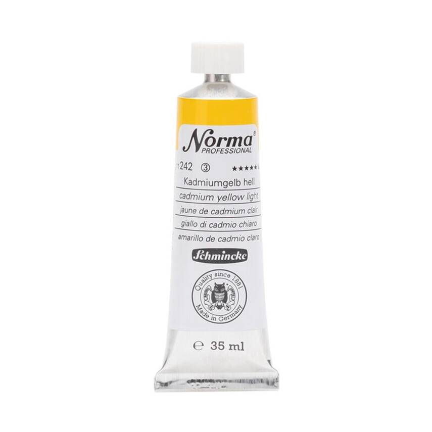 Schmincke Norma Profesyonel 35 ml 242 Cadmium Yellow Light   - 1