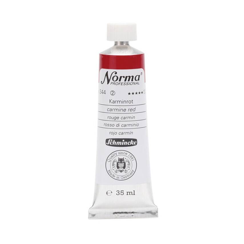 Schmincke Norma Profesyonel 35 ml 344 Carmine Red    - 1