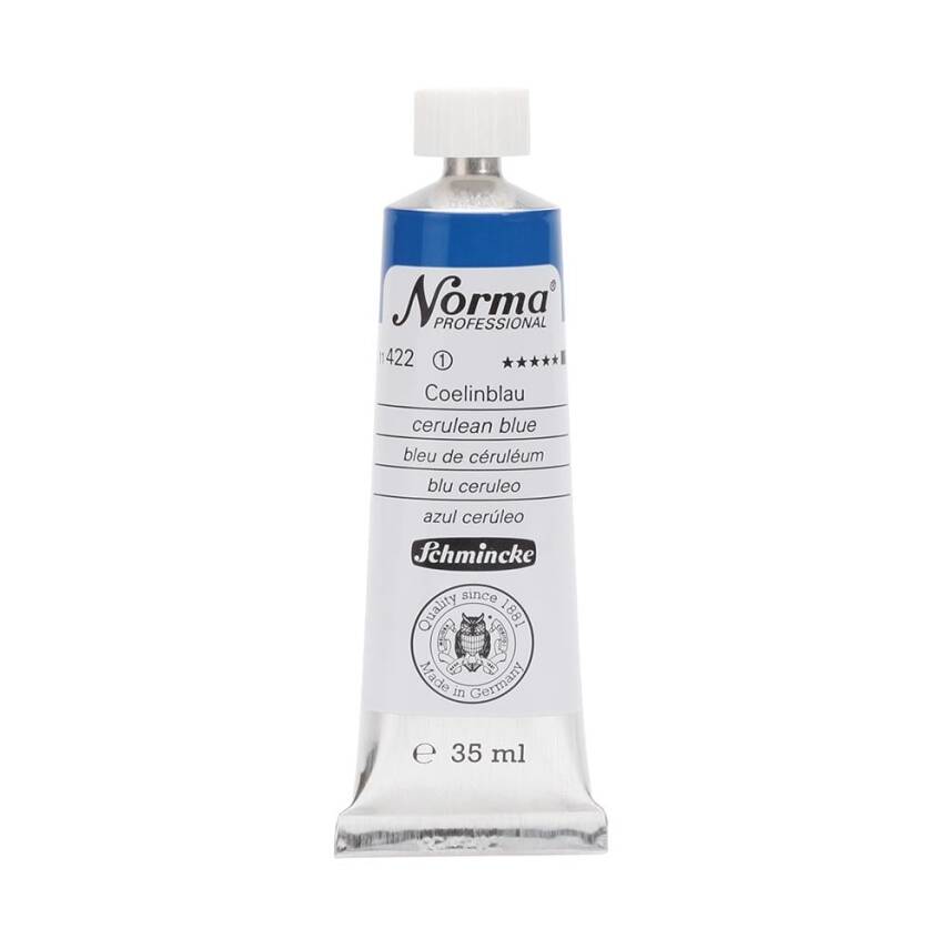 Schmincke Norma Profesyonel 35 ml 422 Cerulean Blue    - 1