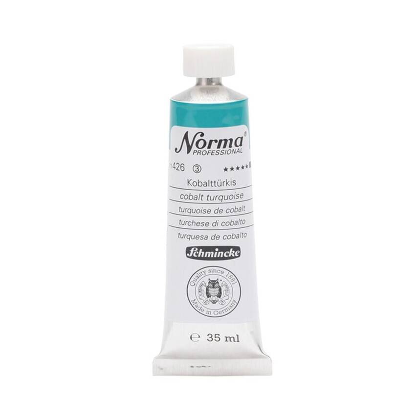 Schmincke Norma Profesyonel 35 ml 426 Cobalt Turquoise    - 1