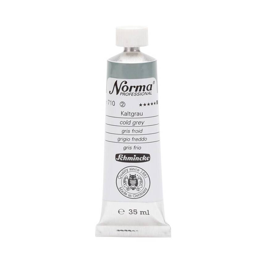 Schmincke Norma Profesyonel 35 ml 710 Cold Grey    - 1