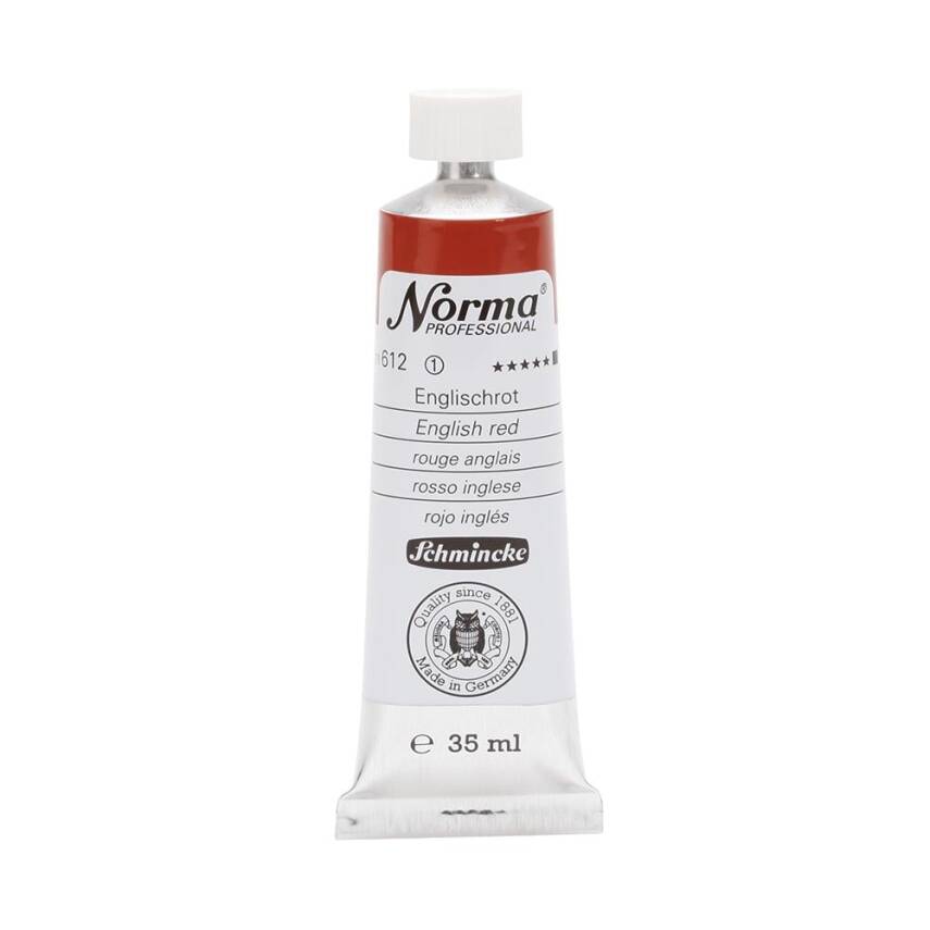 Schmincke Norma Profesyonel 35 ml 612 English Red    - 1