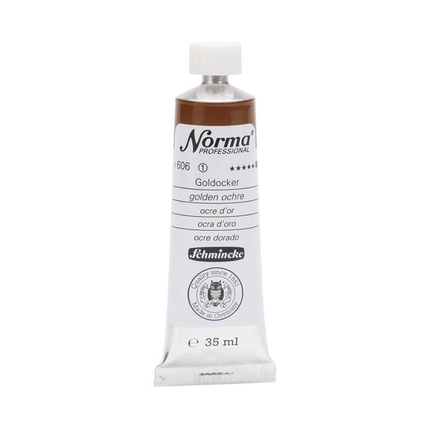 Schmincke Norma Profesyonel 35 ml 606 Golden Ochre    - 1