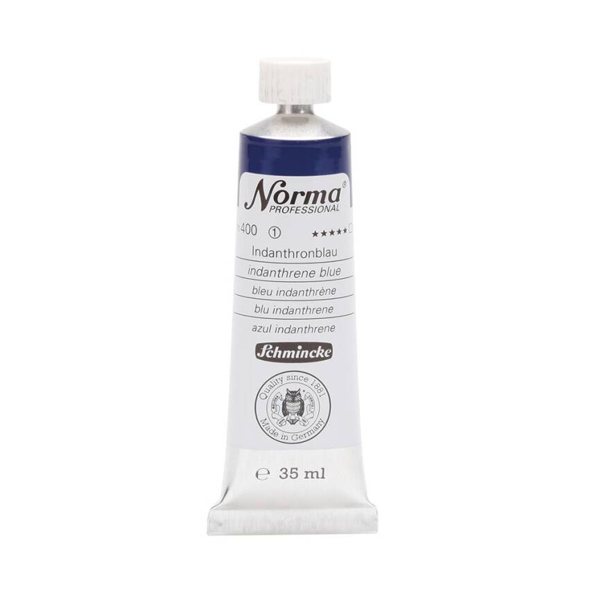 Schmincke Norma Profesyonel 35 ml 400 İndanthrene Blue    - 1