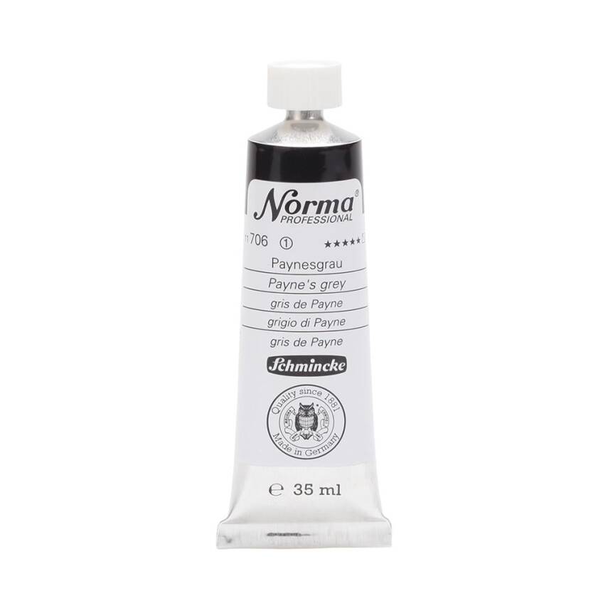 Schmincke Norma Profesyonel 35 ml 706 Payne'S Grey    - 1