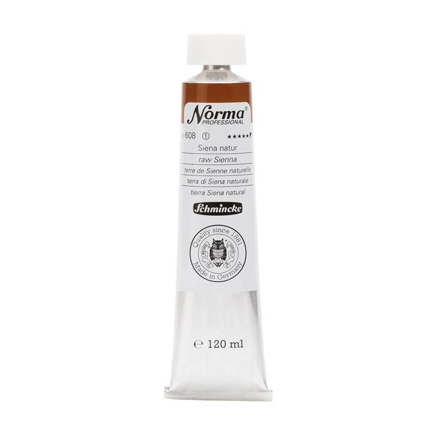 Schmincke Norma Profesyonel 120 ml 608 Raw Sienna   - 1