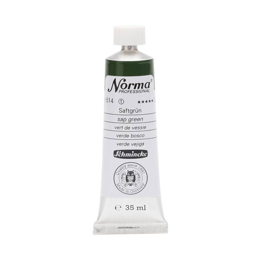 Schmincke Norma Profesyonel 35 ml 514 Sap Green    - 1