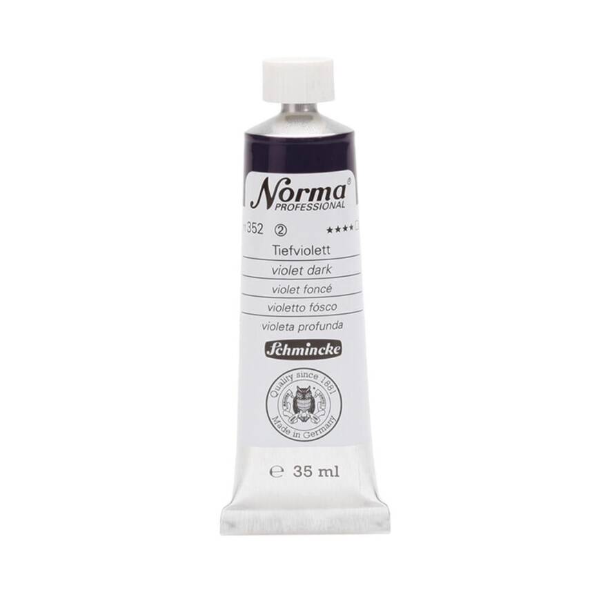 Schmincke Norma Profesyonel 35 ml 352 Violet Dark    - 1