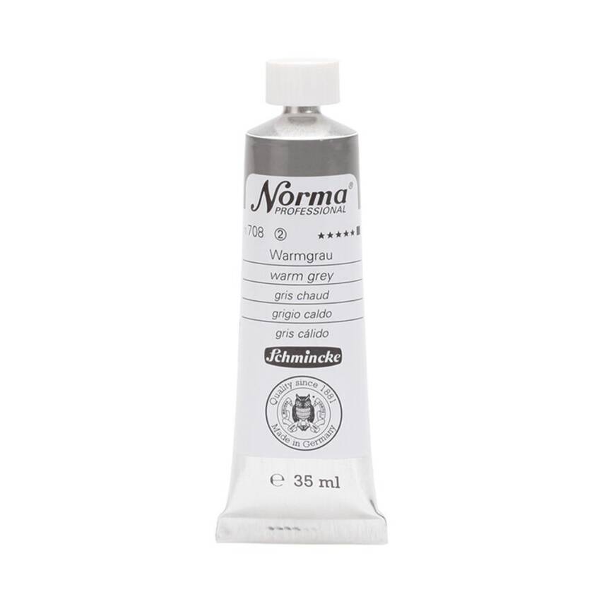 Schmincke Norma Profesyonel 35 ml 708 Warm Grey    - 1