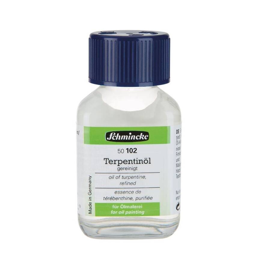 Schmincke Oil Of Turpentine Rafine Terebentin Yağı 60 ml 50102 - 1