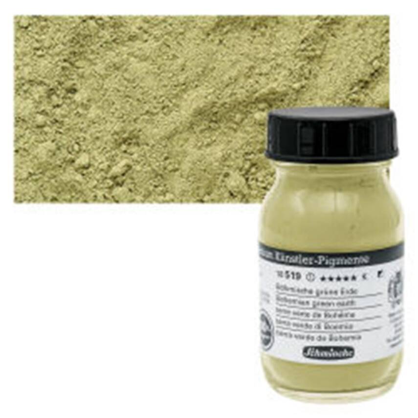 Schmincke Powder Pigment Bohemian Green Earth 100 ml - 1