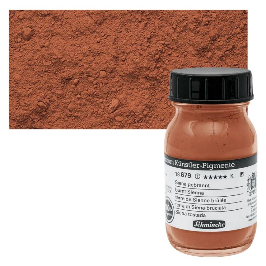 Schmincke Powder Pigment Burnt Sienna 100 ml - 1