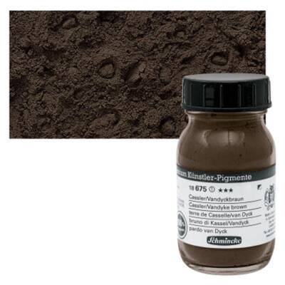 Schmincke Powder Pigment Cassler/Vandyke Brown 100 ml (1)