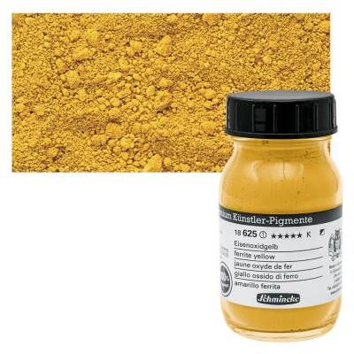 Schmincke Powder Pigment Ferrite Yellow 100 ml