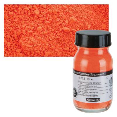 Schmincke Powder Pigment Fluorescent Orange 100 ml