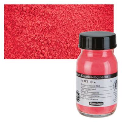 Schmincke Powder Pigment Fluorescent Red 100 ml