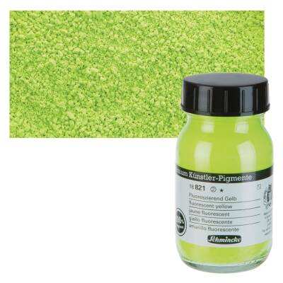 Schmincke Powder Pigment Fluorescent Yellow 100 ml