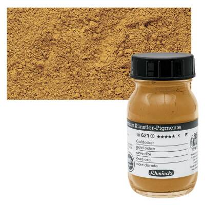 Schmincke Powder Pigment Gold Ocher 100 ml (1)