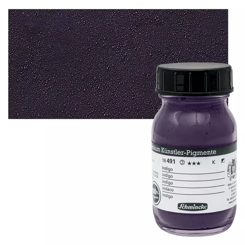 Schmincke Powder Pigment Indigo 100 ml - 1