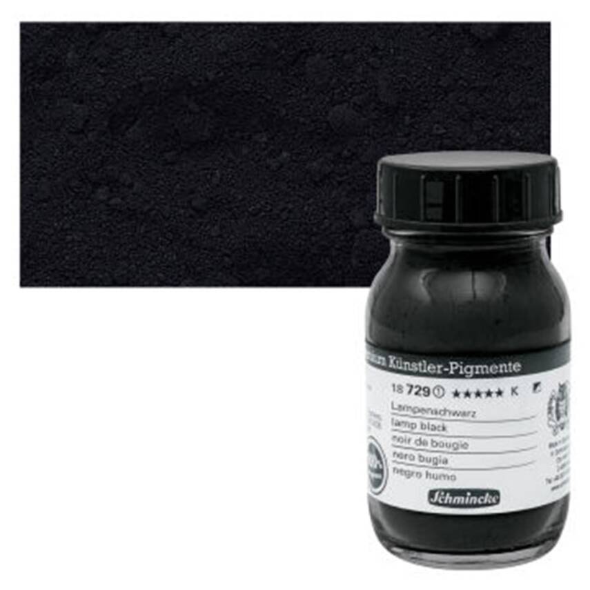 Schmincke Powder Pigment Mars Black 100 ml - 2